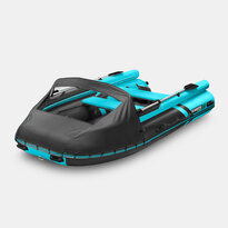 Черно-бирюзовый