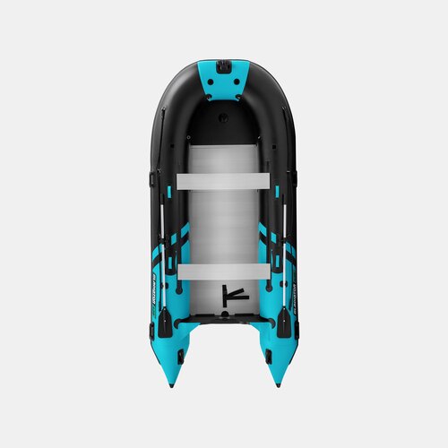 Надувная лодка GLADIATOR C420AL черно-бирюзовый