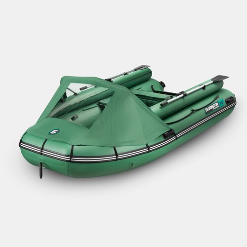 Надувная лодка GLADIATOR E380X PRO зеленый