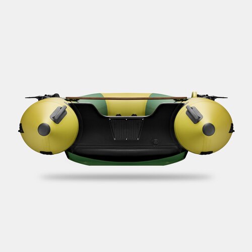 Надувная лодка GLADIATOR E300S зелено-оливковый