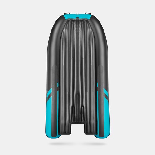 Надувная лодка GLADIATOR E420S JET черно-бирюзовый