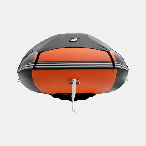 Надувная лодка GLADIATOR E450PRO оранжево-темносерый