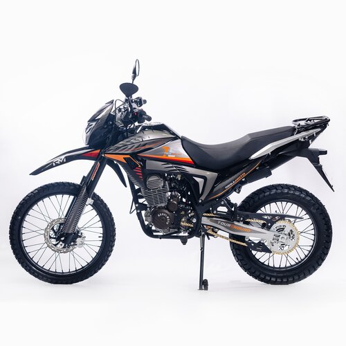 Мотоцикл Regulmoto TE (Tour Enduro) PR, 6 скоростей (черный/оранжевый, 200087-2)