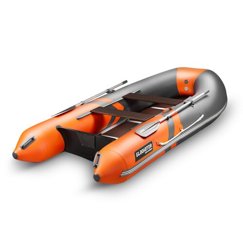 Надувная лодка GLADIATOR B330 оранжево-темносерый
