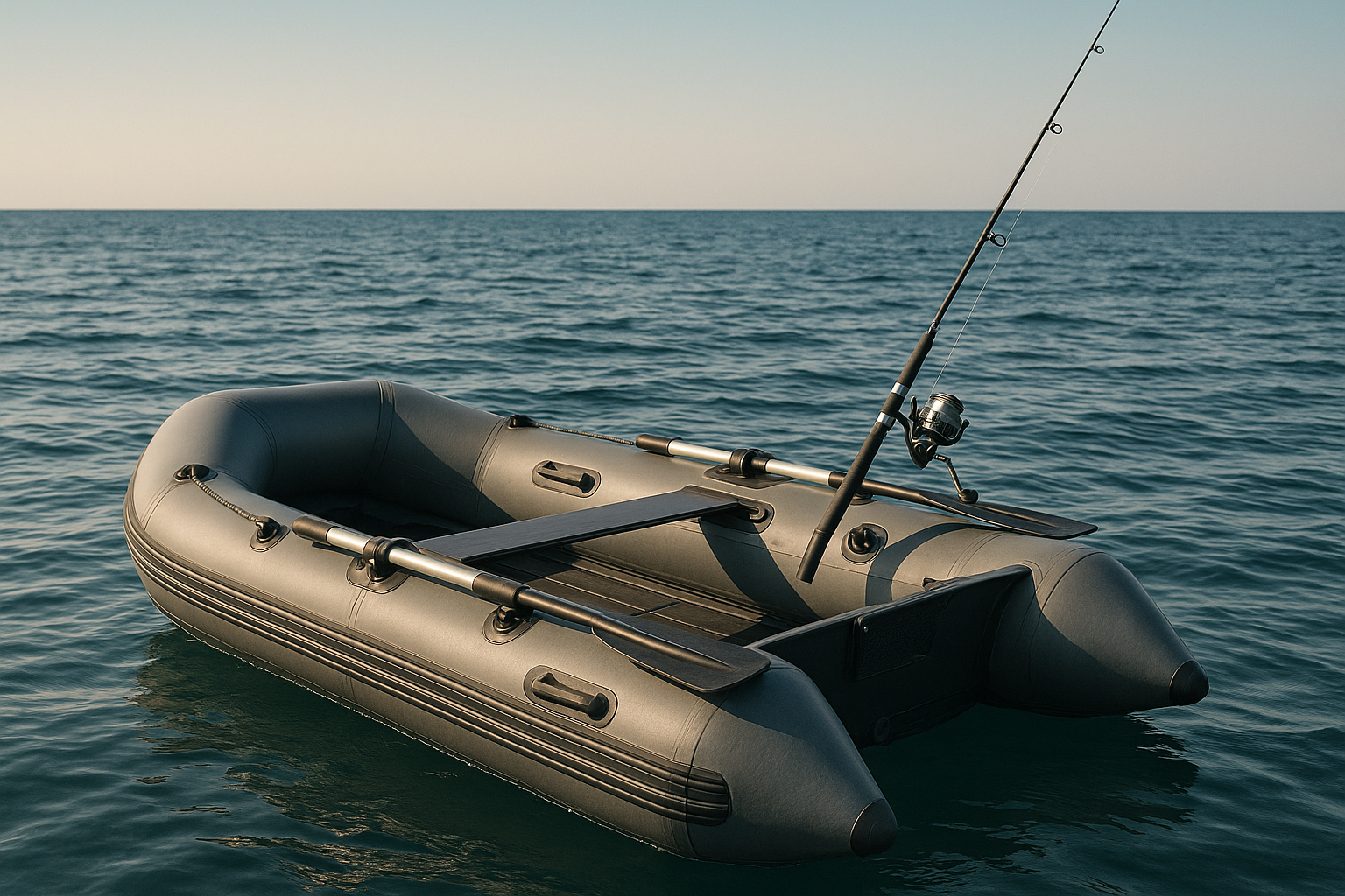 Использование ПВХ-лодки в морской рыбалке: особенности